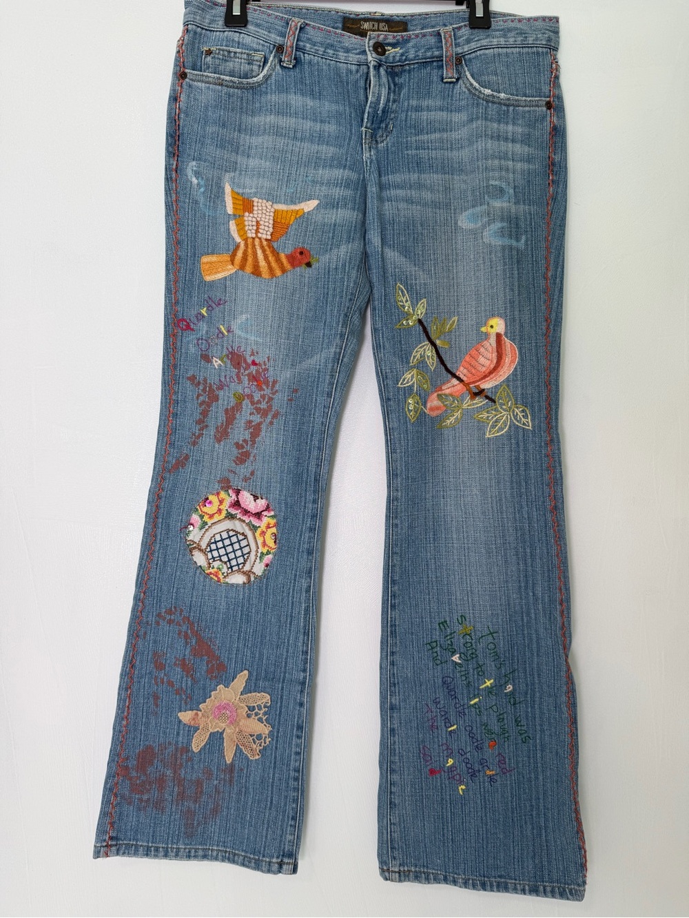 SWITCH USA Embroidered Women’s Jeans Vintage